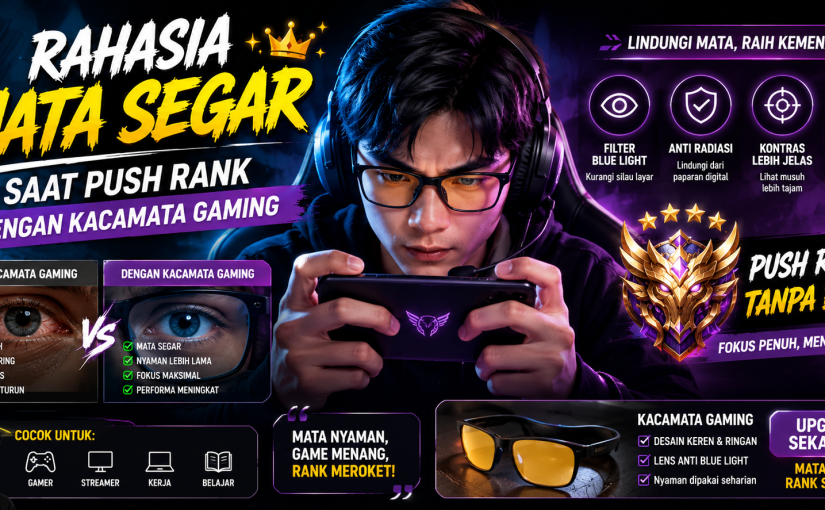 Menatap Layar Berjam-jam? Ini Solusi Mata Lelah Saat Gaming