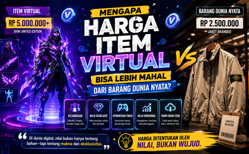 Eksperimen Hidup Hanya dari Trading Item